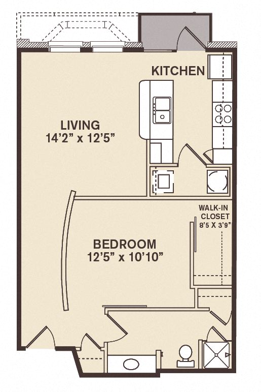 New Yorker (1.10 I | E | F | D) floor plan